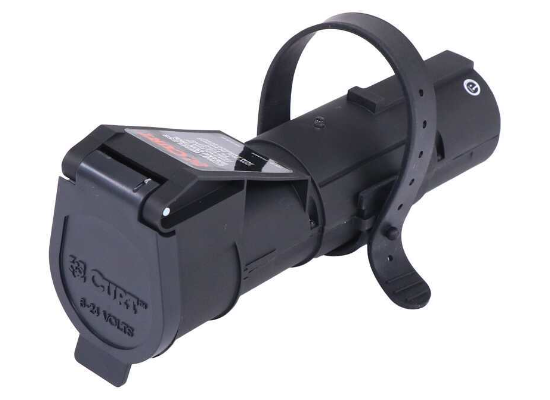 Curt Echo Wireless Brake Controller - 7-Way Plug Mount w/ Bluetooth App - 1 to 2 Axle - Proportional